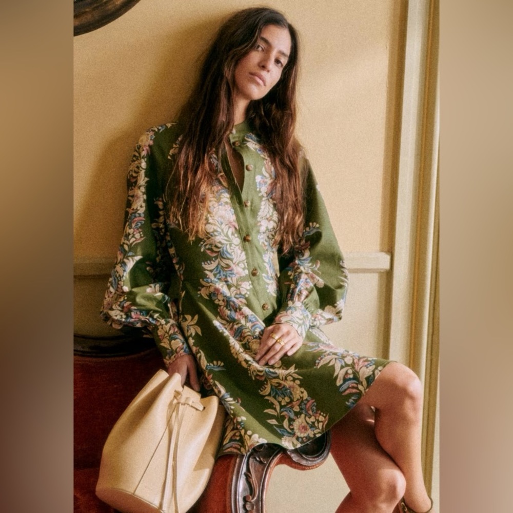 ISO Sezane Caprice Dress Green